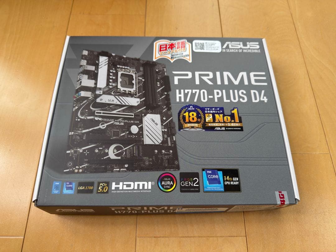 m*s様 ASUS PRIME H770-PLUS D4 ATX マザーボード