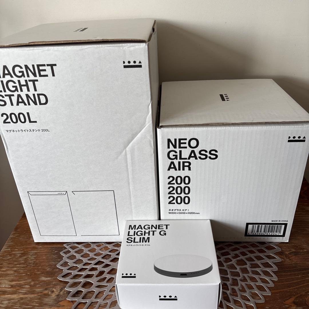 ADA DOOAスタンド ライト ガラス 3点セット