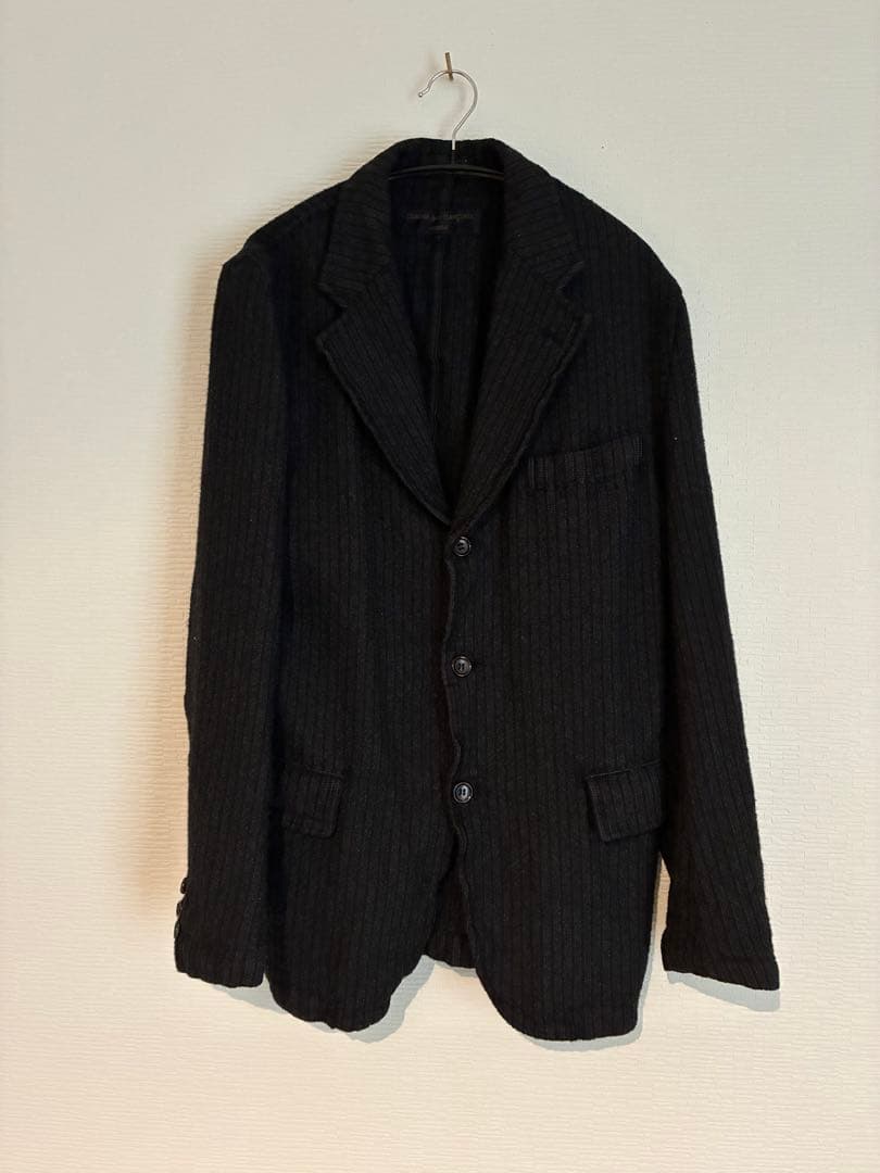 COMME des GARÇONS S ブラック ストライプジャケット