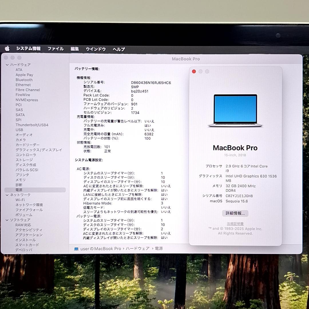 Apple MacBook Pro A1990◇i9・32GB・SSD512GB