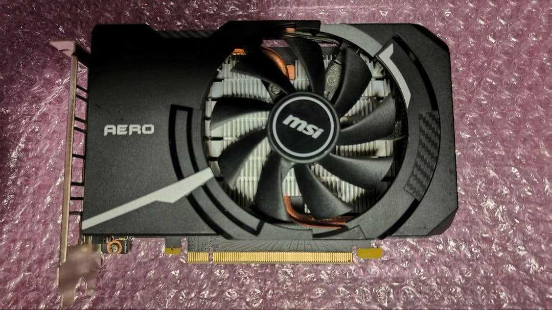 MSI GTX 1650 SUPER AERO 4G動作確認済み