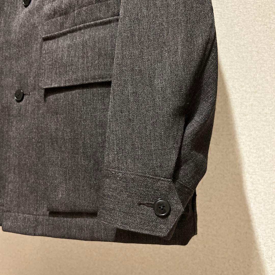 【TOMORROWLAND】シェットランドウールツイード サファリジャケット