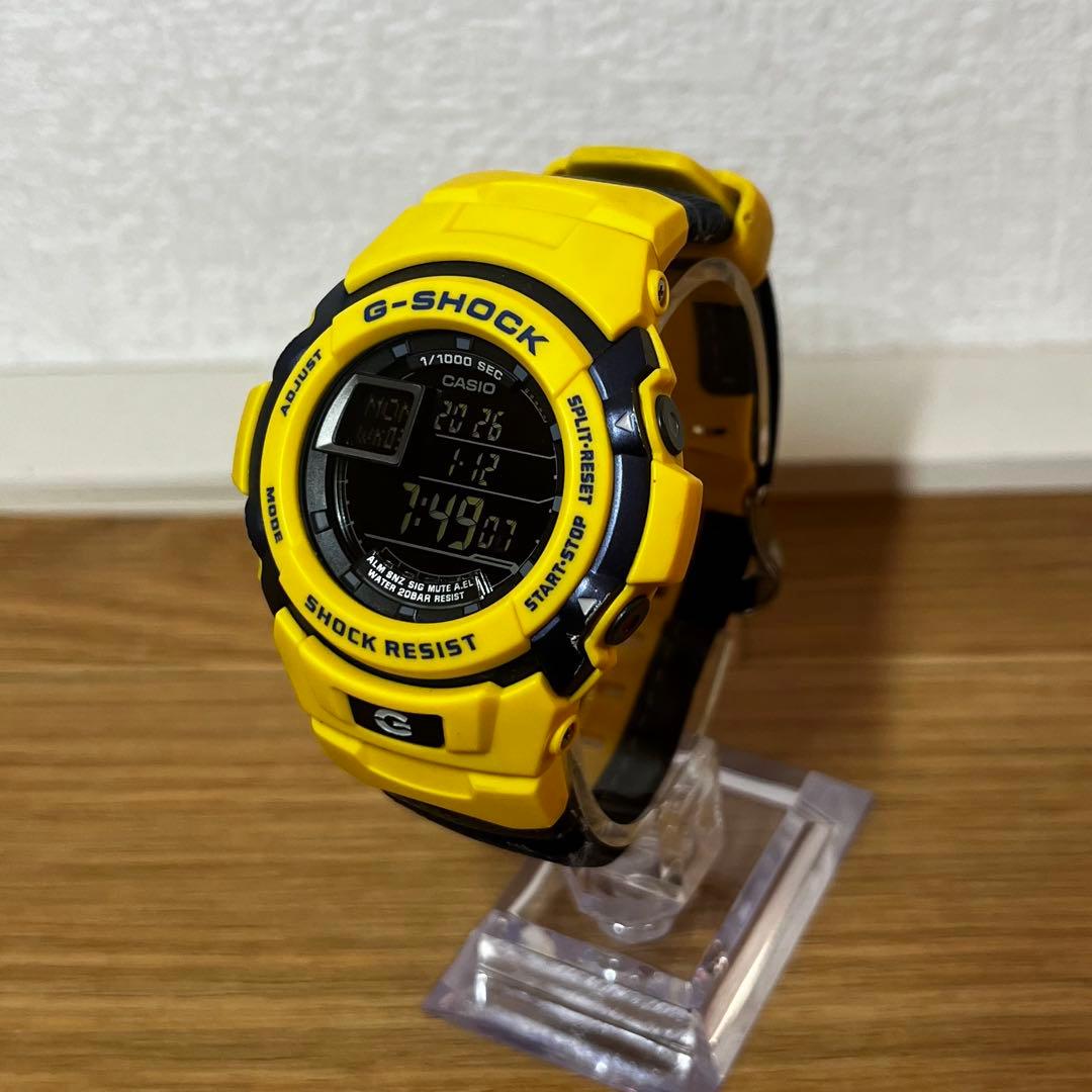 【 電池新品 】 G-7710RL イエロー 海外モデル 反転液晶