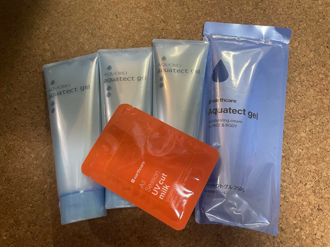 アクアデテクトジェル250g 4個セット UVミルクサンプル付き