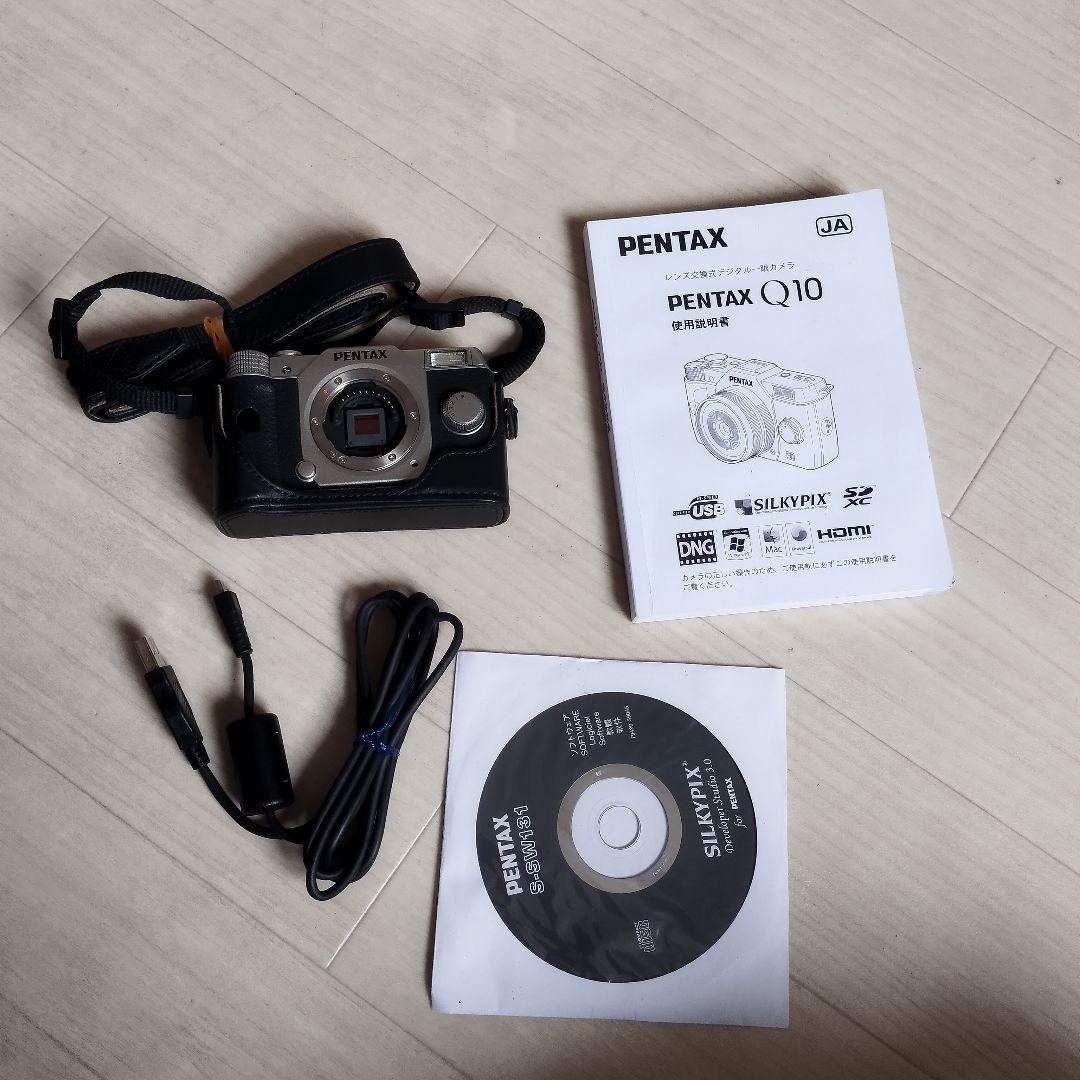 PENTAX ペンタックス ミラーレス一眼 Q10 ボディ シルバー