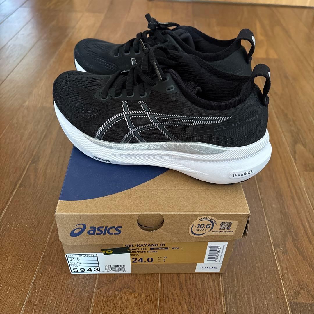 ASICS GEL-KAYANO 31 ブラック 24.0 cm