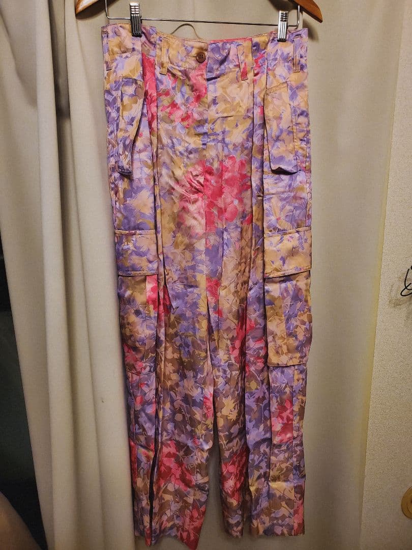 パンツ 23ss DRIES VAN NOTEN Floral Cargo Pants