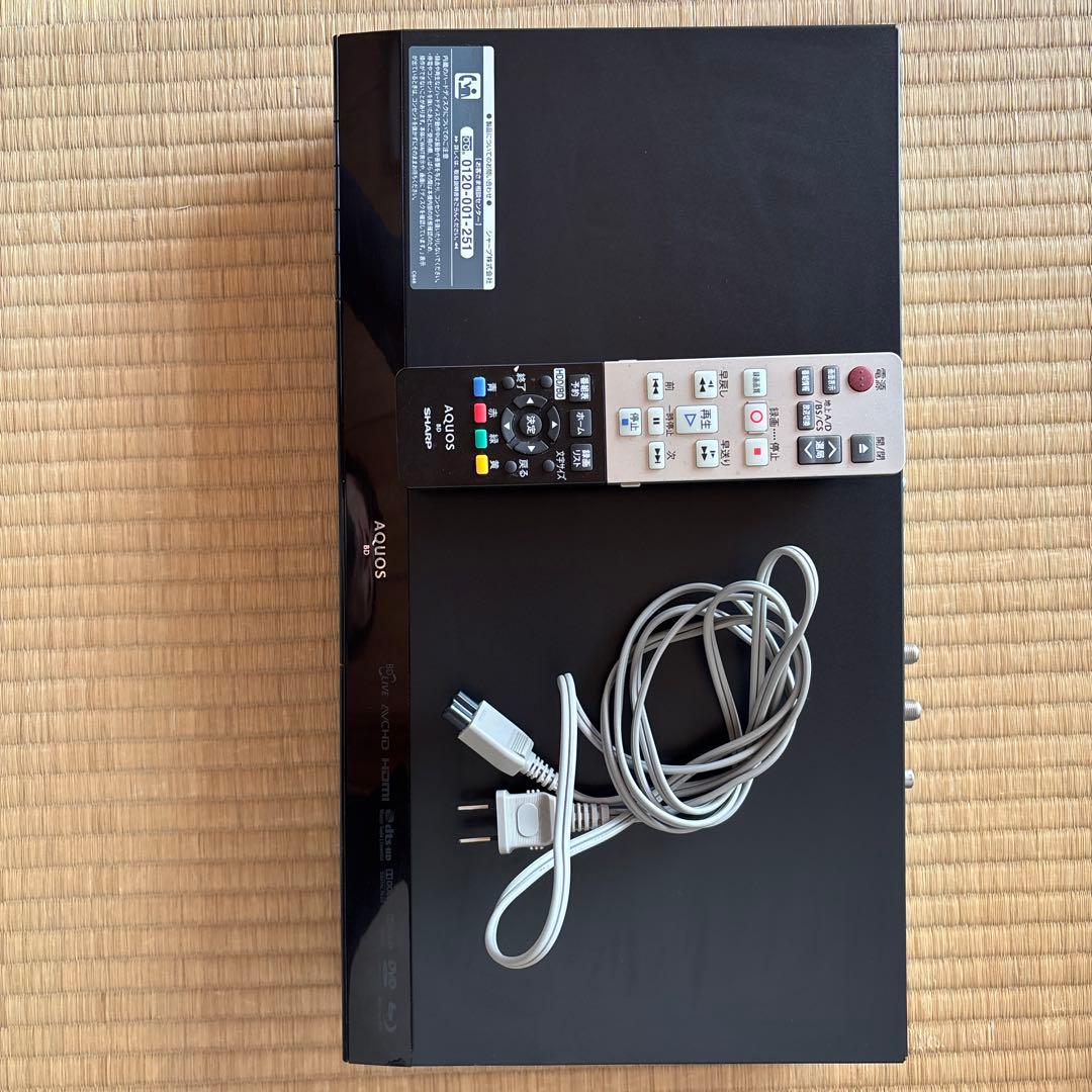 週末値下げ【動作OK】SHARP ブルーレイレコーダー BD-H30