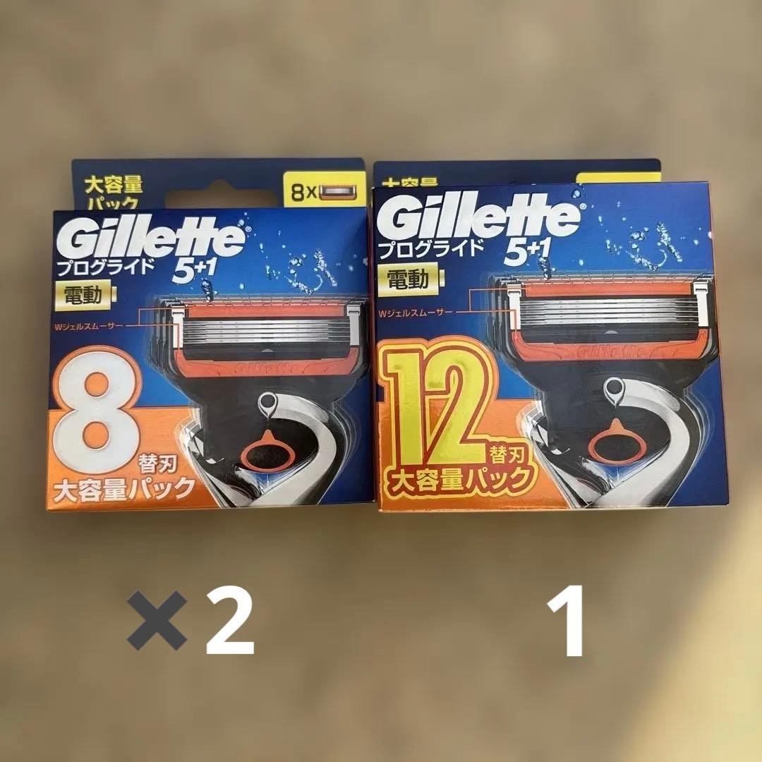 Gillette 5+1 メンズ剃刀 8本・12本パック