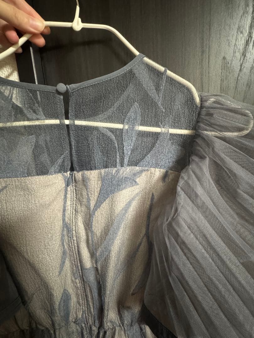 スーツ・フォーマル・ドレス Circurar sleeve flower dress