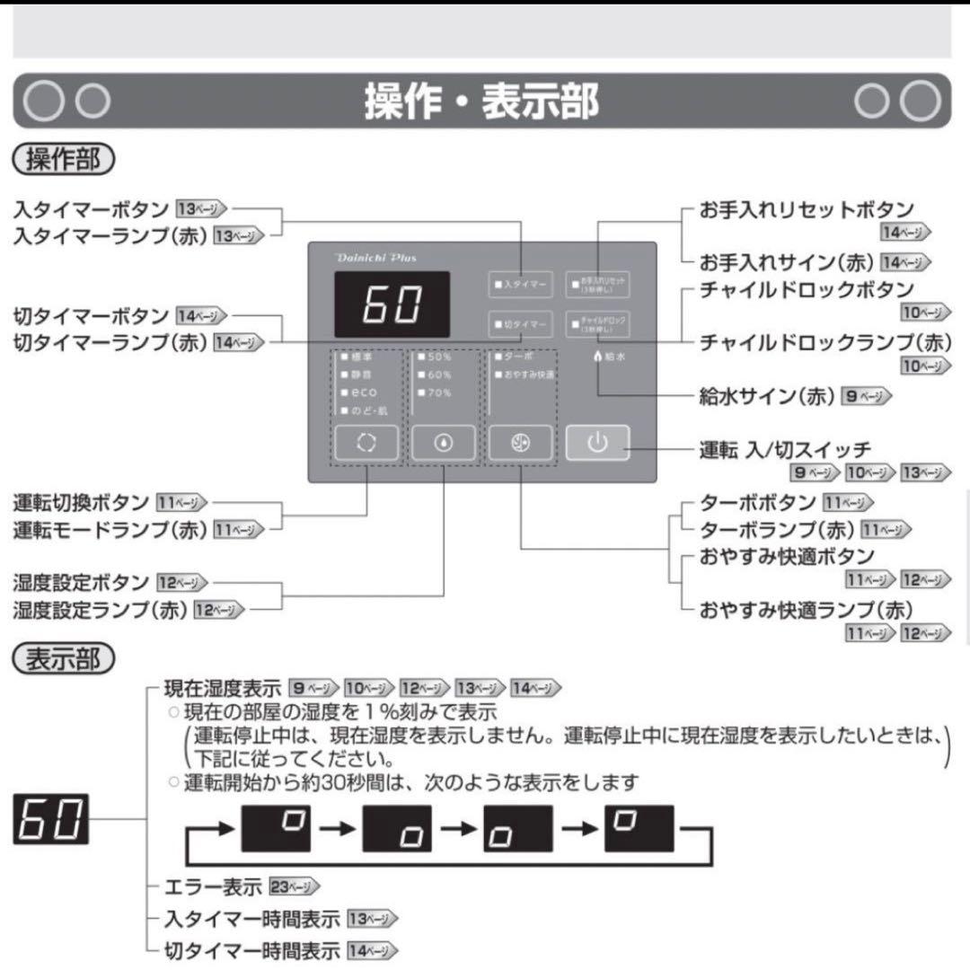 【 Dainichi 】美品 HD-LX1021 ハイブリッド式加湿器2021