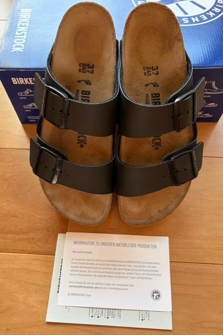 BIRKENSTOCK ARIZONA　37 BLACK