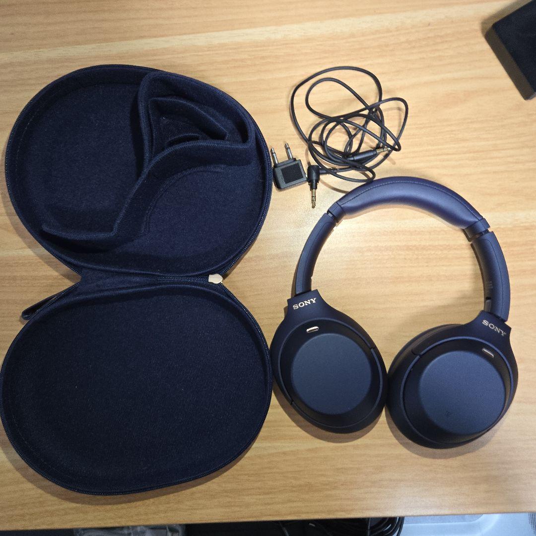 SONY WH-1000XM4 ミッドナイトブルー ケース付
