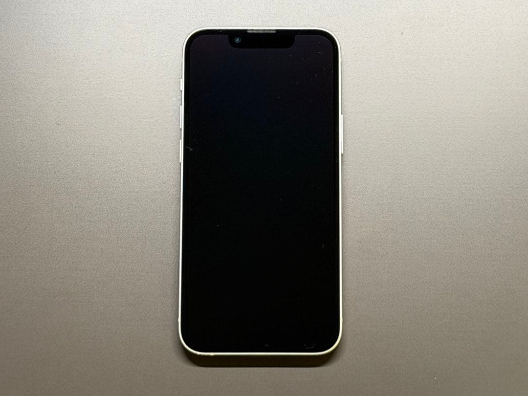 iPhone 13 mini 本体 中古 スターライト バッテリー最大容量78％