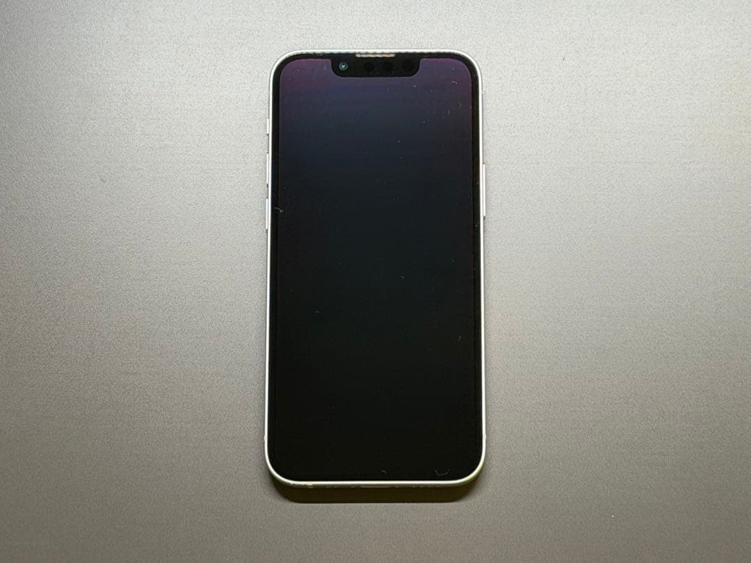 iPhone 13 mini 本体 中古 スターライト バッテリー最大容量78％