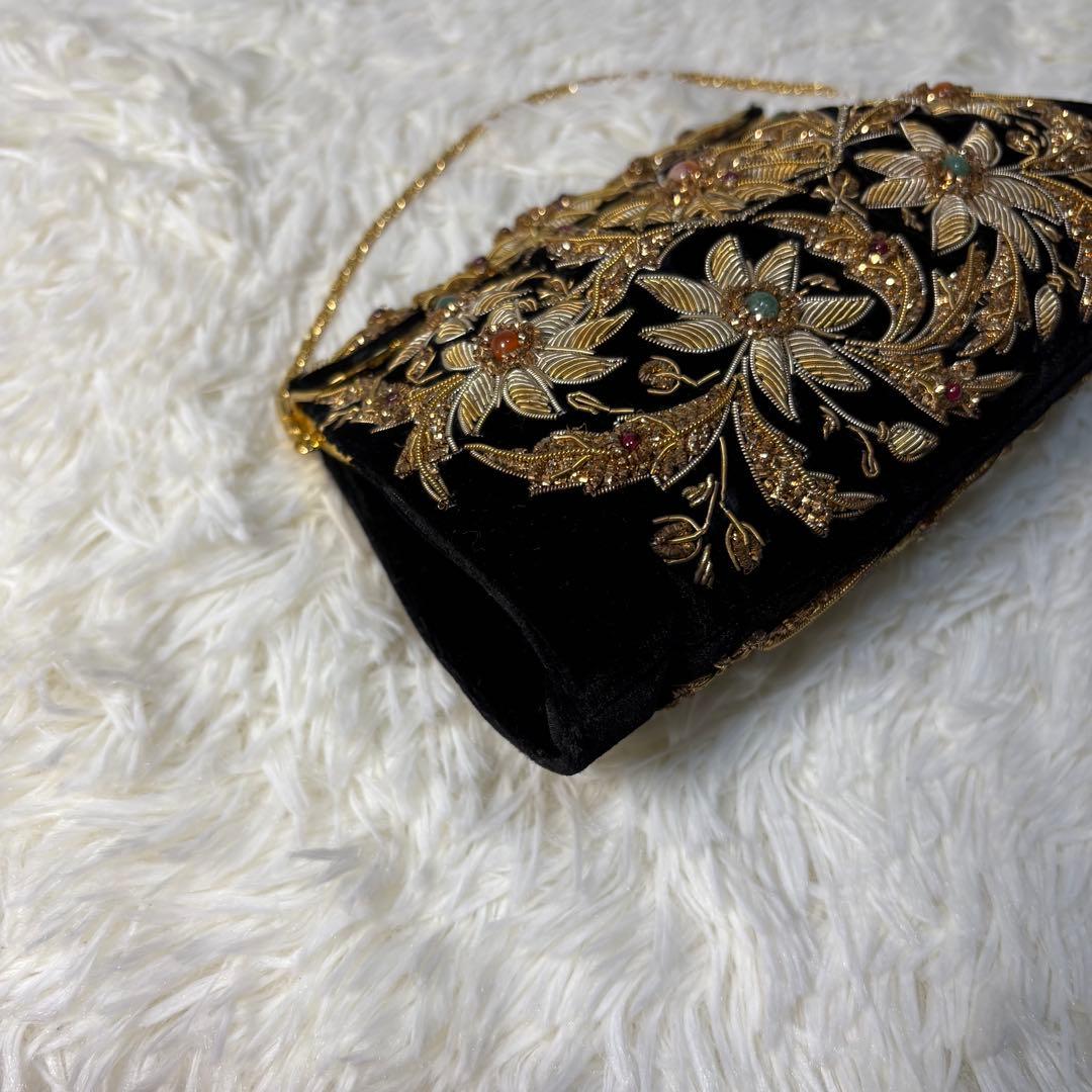 LUMY はしもと ルミー ビーズバッグ パーティーバッグ　箱付き