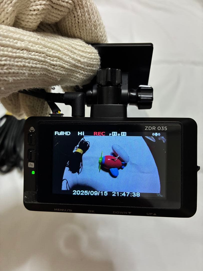 ★美品★ コムテック ZDR 035 ドライブレコーダー 前後2カメラ(36)