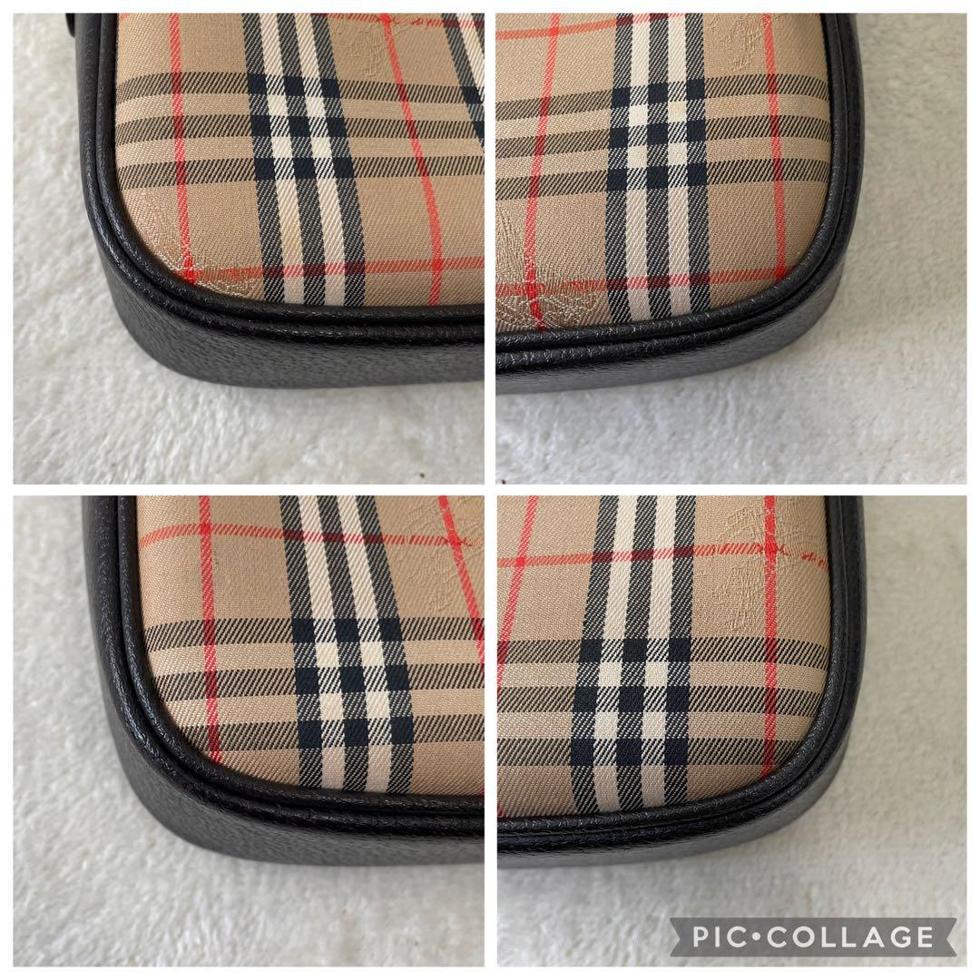 【極美品】 バーバリー 2way ショルダーバッグ ノバチェック シャドーホース