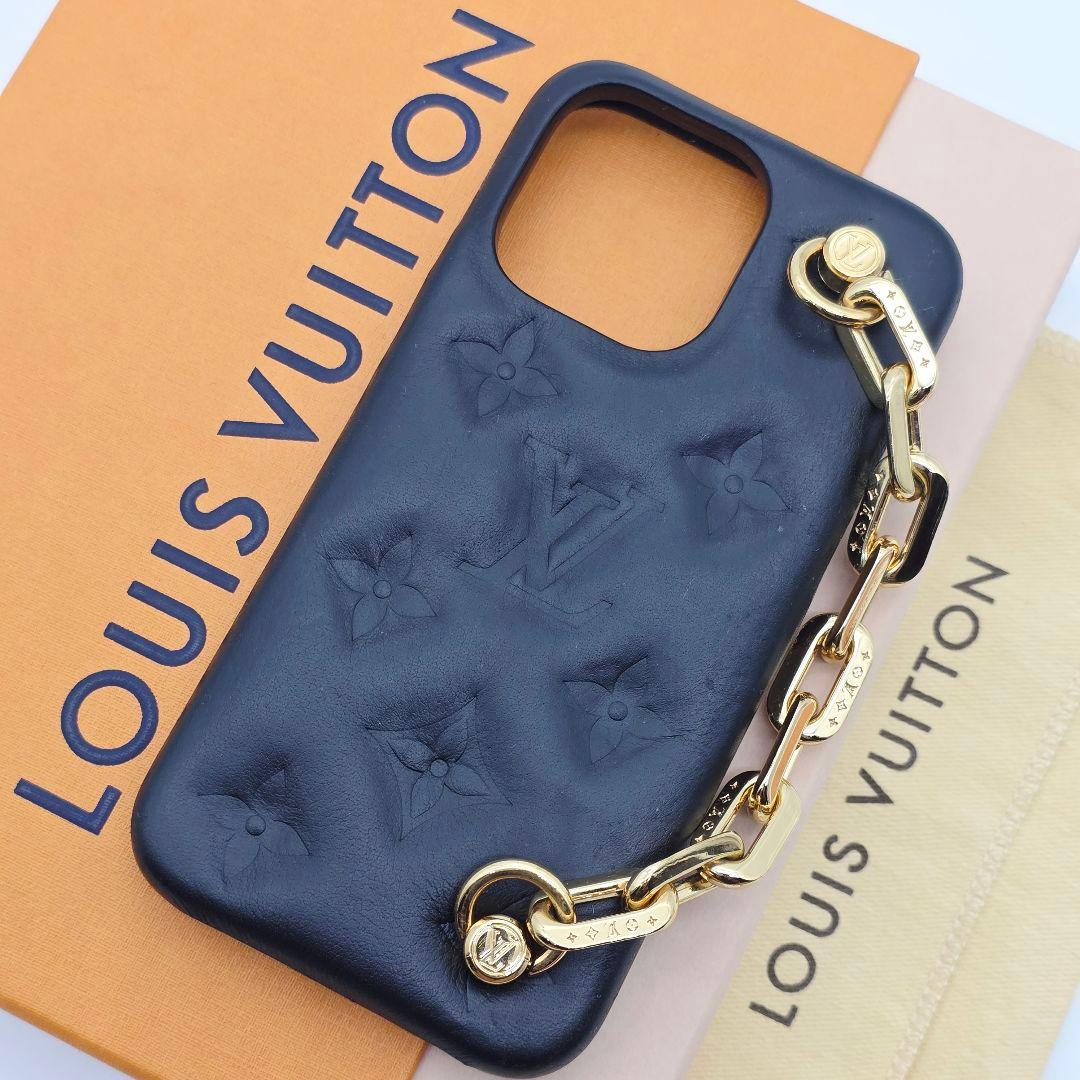 ✨美品✨ルイヴィトン iPhone13Proケース クッサン モノグラム レザー