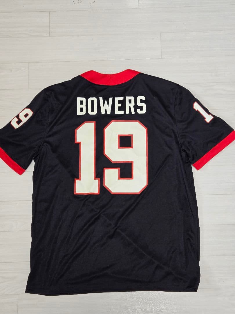 UGA ブルドックス アメリカンフットボール ユニフォーム 19 Bowers
