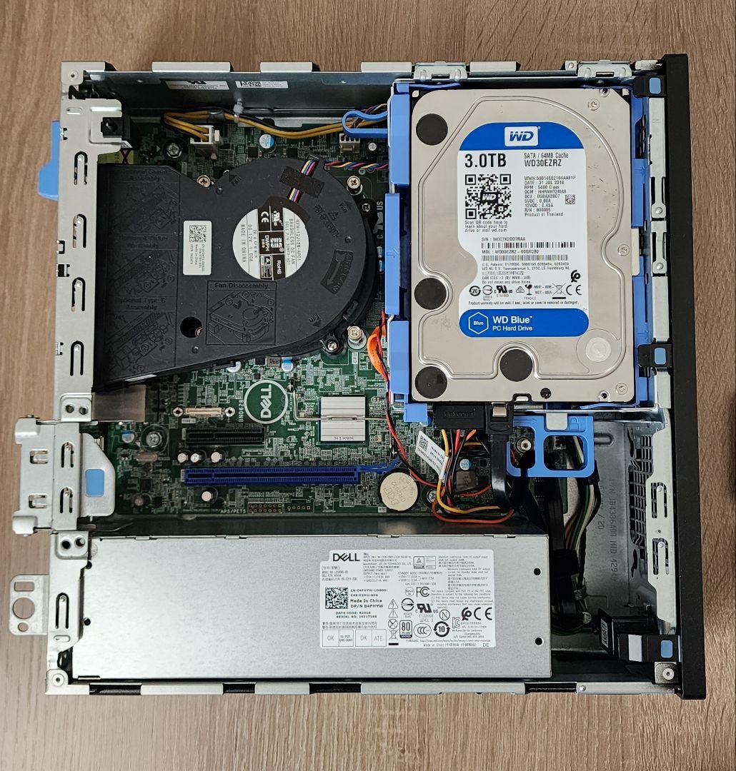 デル Optiplex 7070★i7-9700★32G★新品SSD 2T+3T