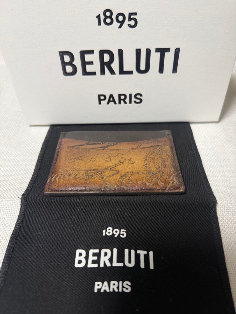 Berluti 名刺入れ カードケース スクリット ヴェネチアレザー 極美品