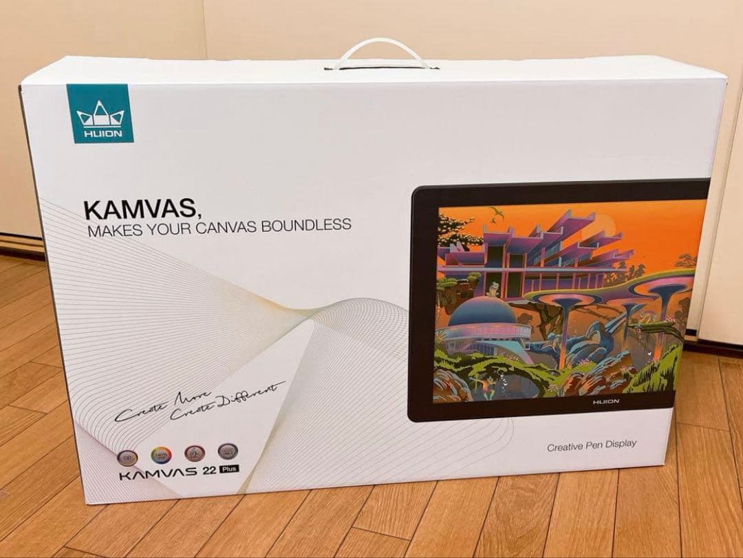 HUION 液タブ Kamvas22 Plus 液晶ペンタブレット 21.5型