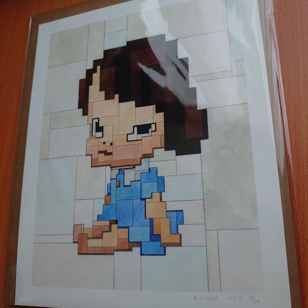 【限定】アダムリスター ② サイン入 奈良美智 レア　版画