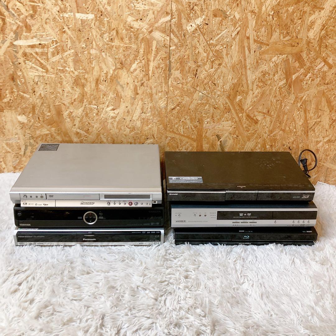 DVDレコーダー　ブルーレイレコーダー　ジャンク　まとめ売り　6台セット