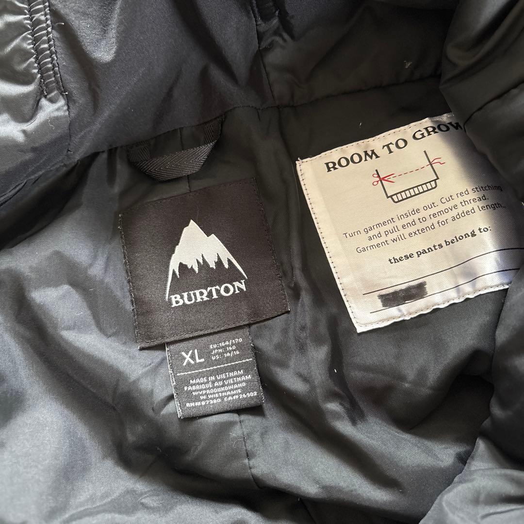 BURTON スノーボード上下キッズXL ブラック
