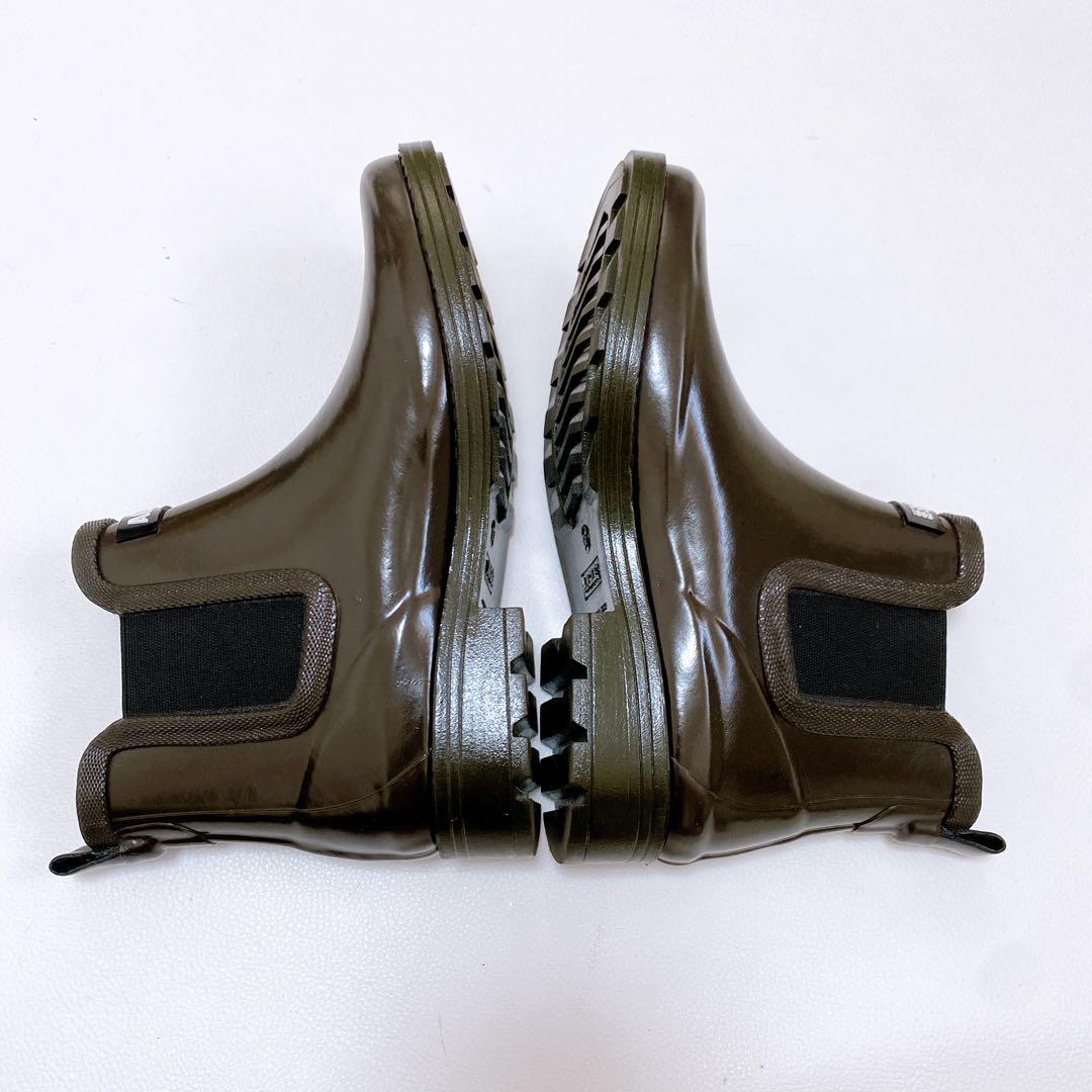 未使用 AIGLE エーグルカーヴィル2 レインブーツ 37 ブラウン