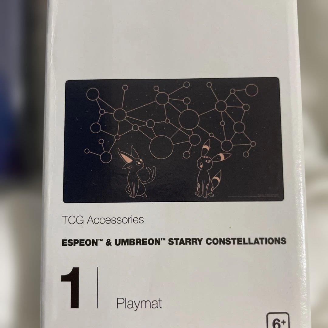 海外　ポケモンセンター　プレイマット　デッキシールド　ブラッキー　エーフィー