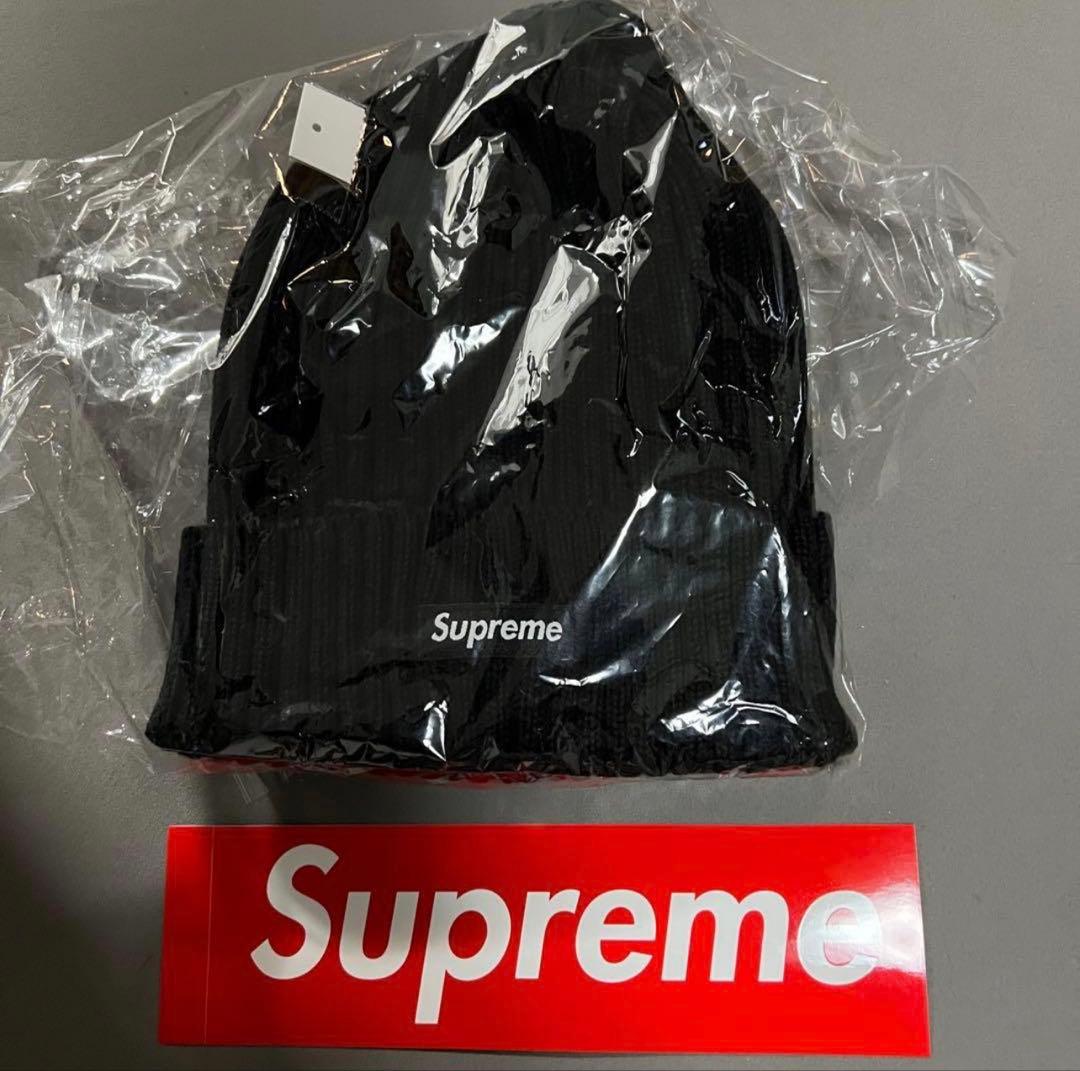 帽子 Supreme Over dyed Beanie Black