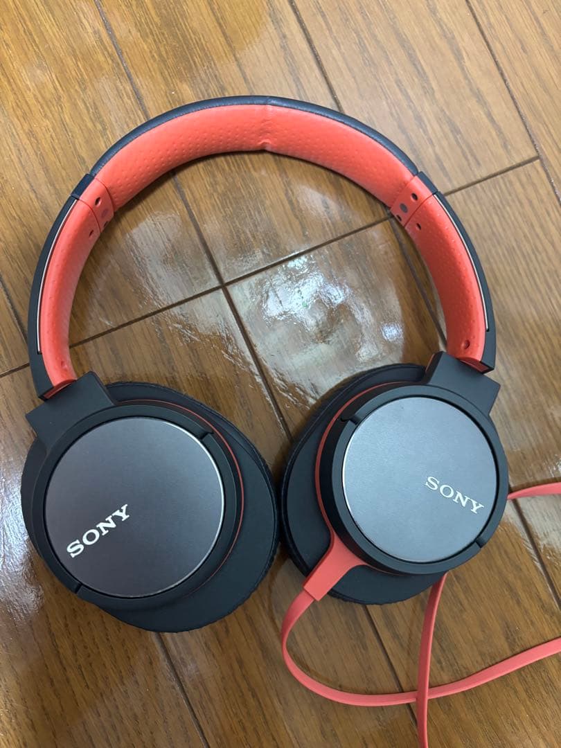 SONY 有線ヘッドホン ブラック/オレンジ MDR-ZX770D