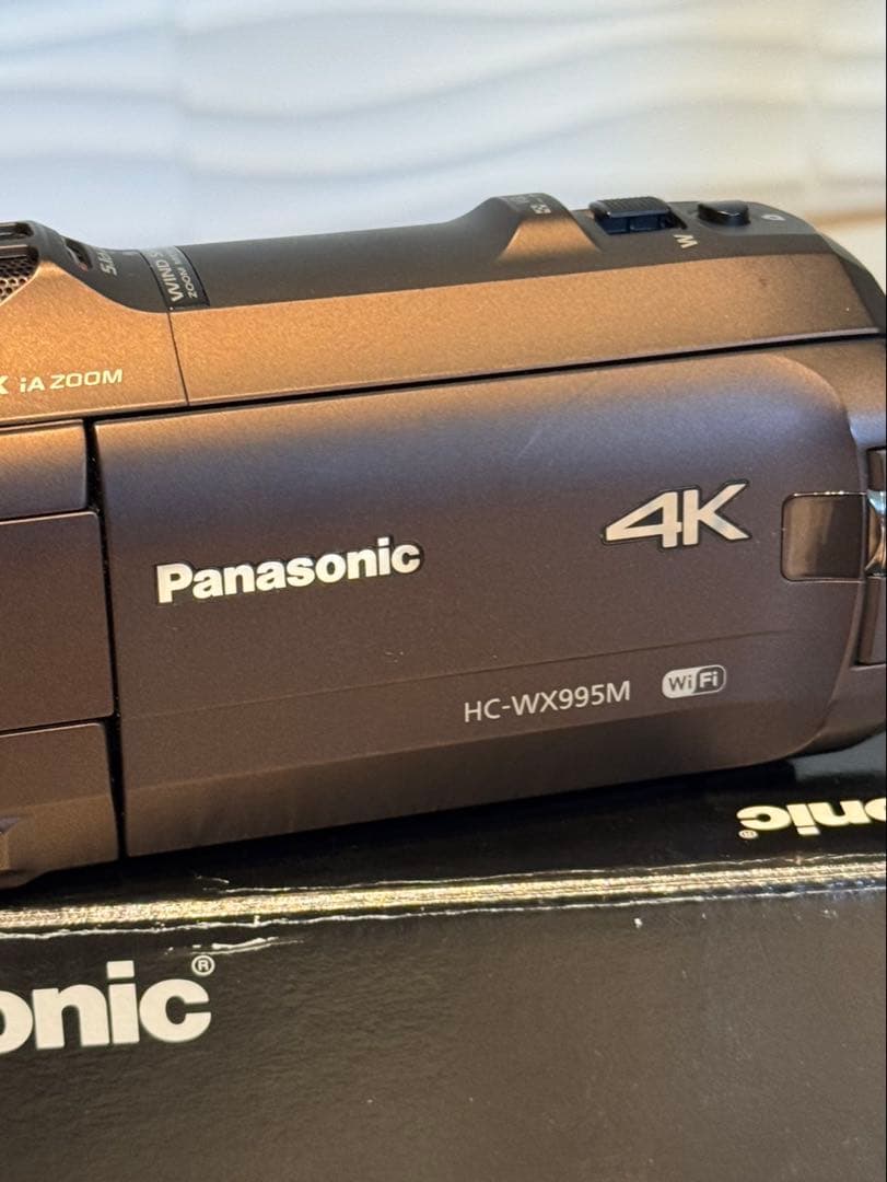 Panasonicパナソニック 4Kハイビジョンビデオカメラ HC-WX995M