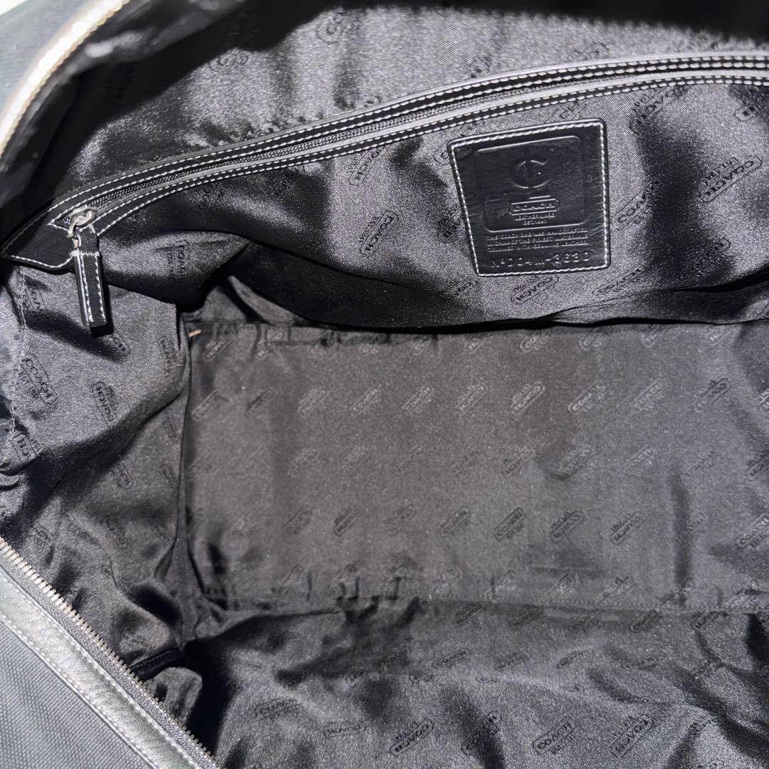 COACH コーチ　牛革　キャンバス　ボストンバック　旅行バック　2wayバック