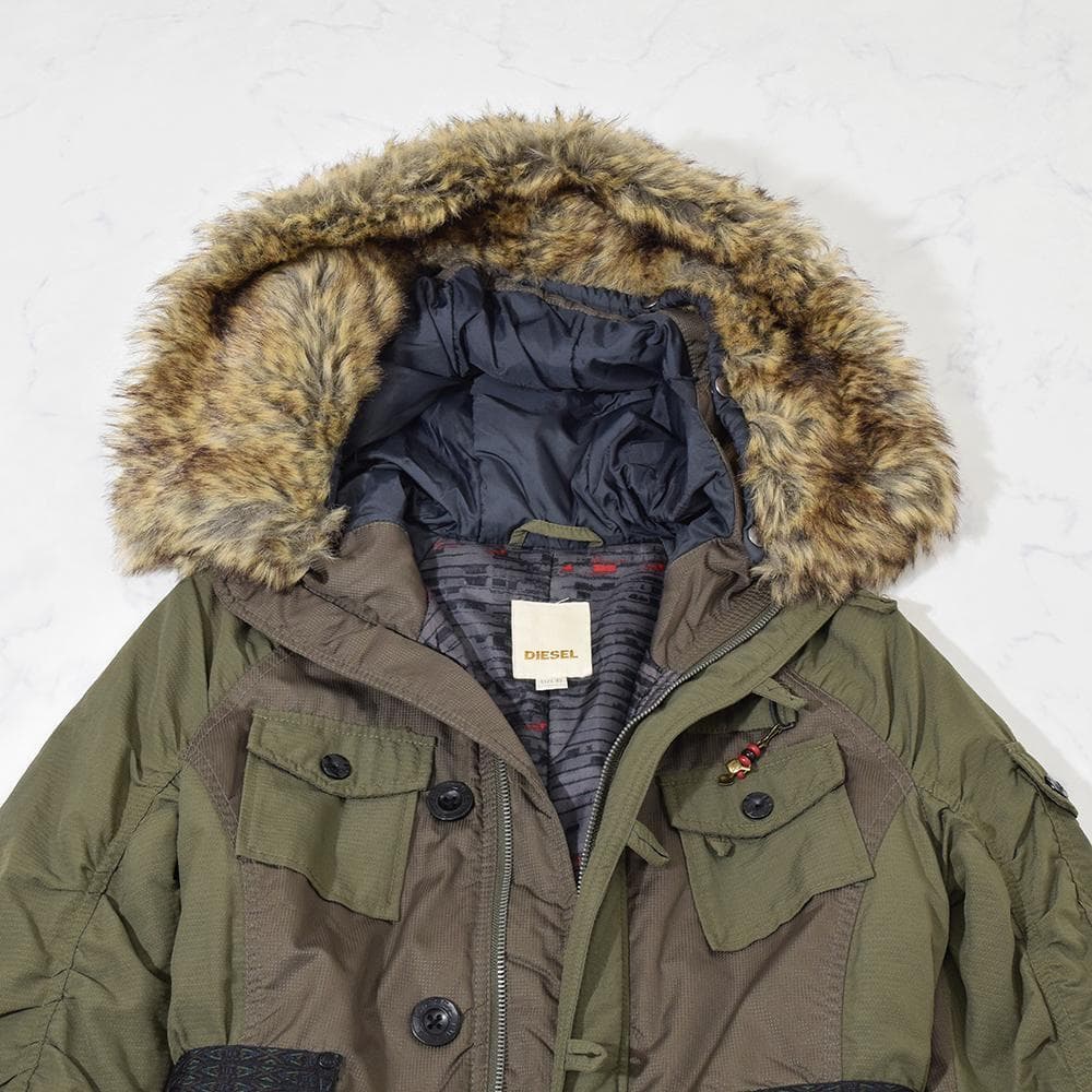00s y2k archive DIESEL n-3b ミリタリーコート XS
