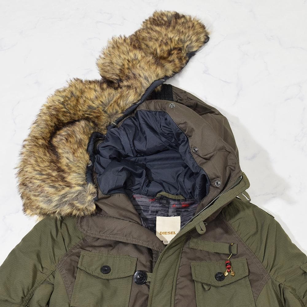 00s y2k archive DIESEL n-3b ミリタリーコート XS