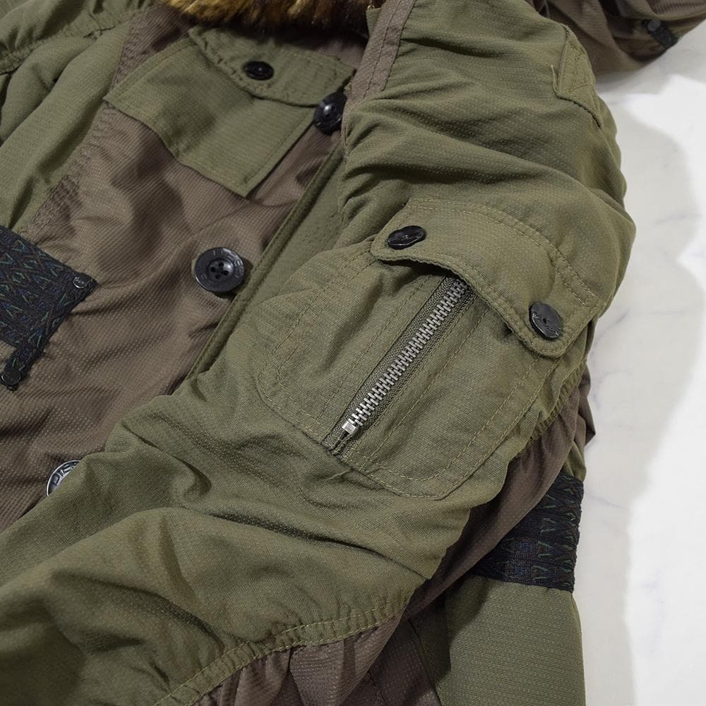 00s y2k archive DIESEL n-3b ミリタリーコート XS