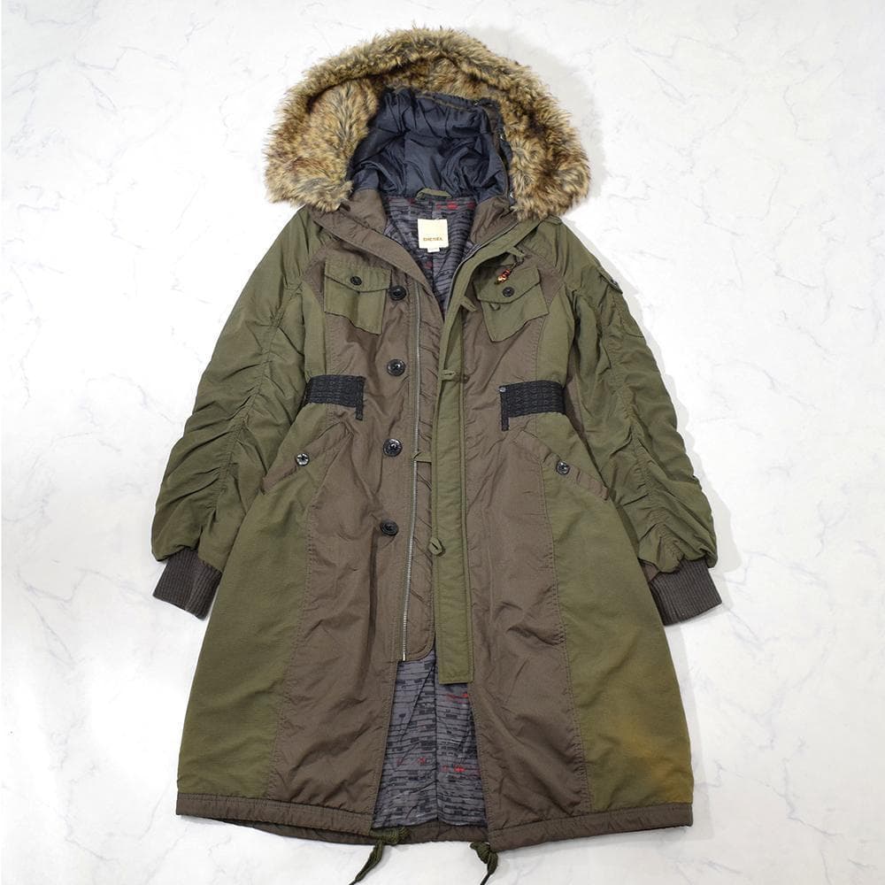 00s y2k archive DIESEL n-3b ミリタリーコート XS