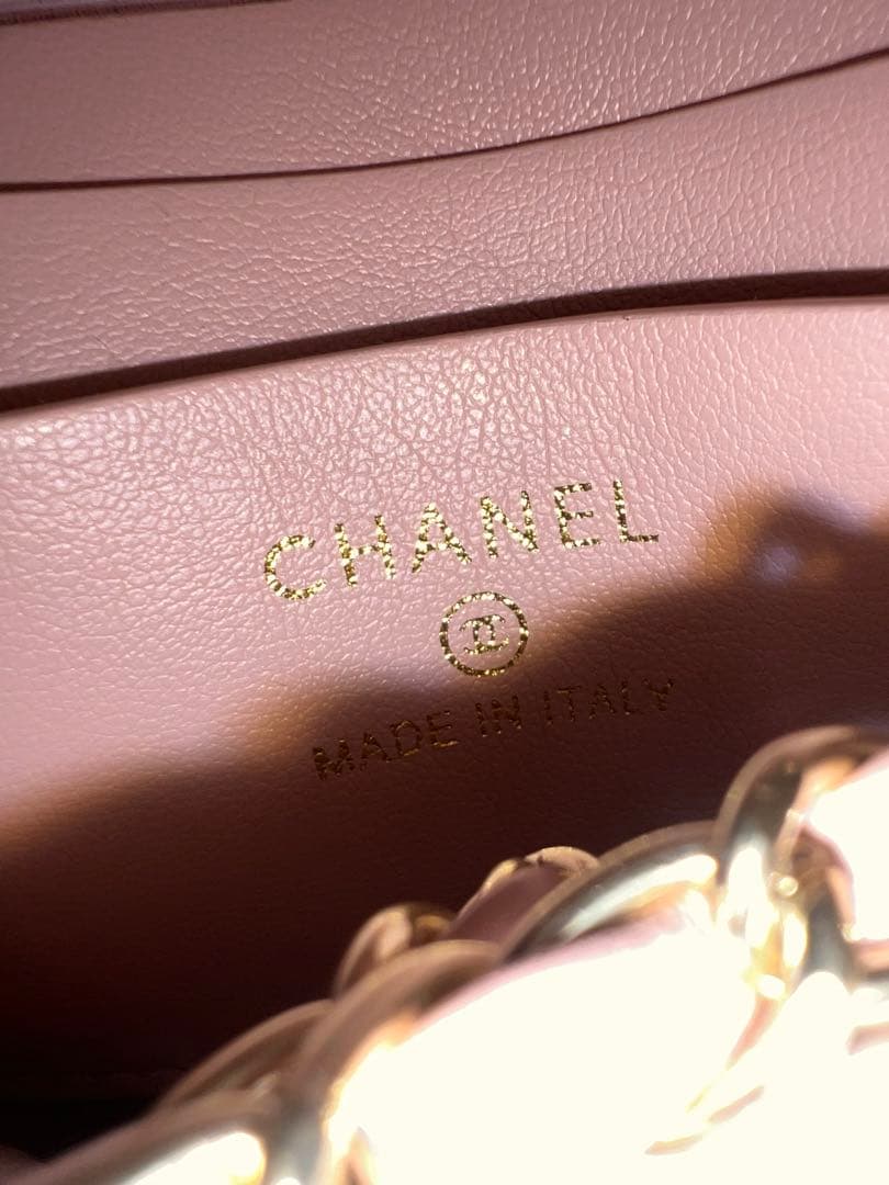 CHANELシャネル ノベルティ　ミニリュック　ピンク