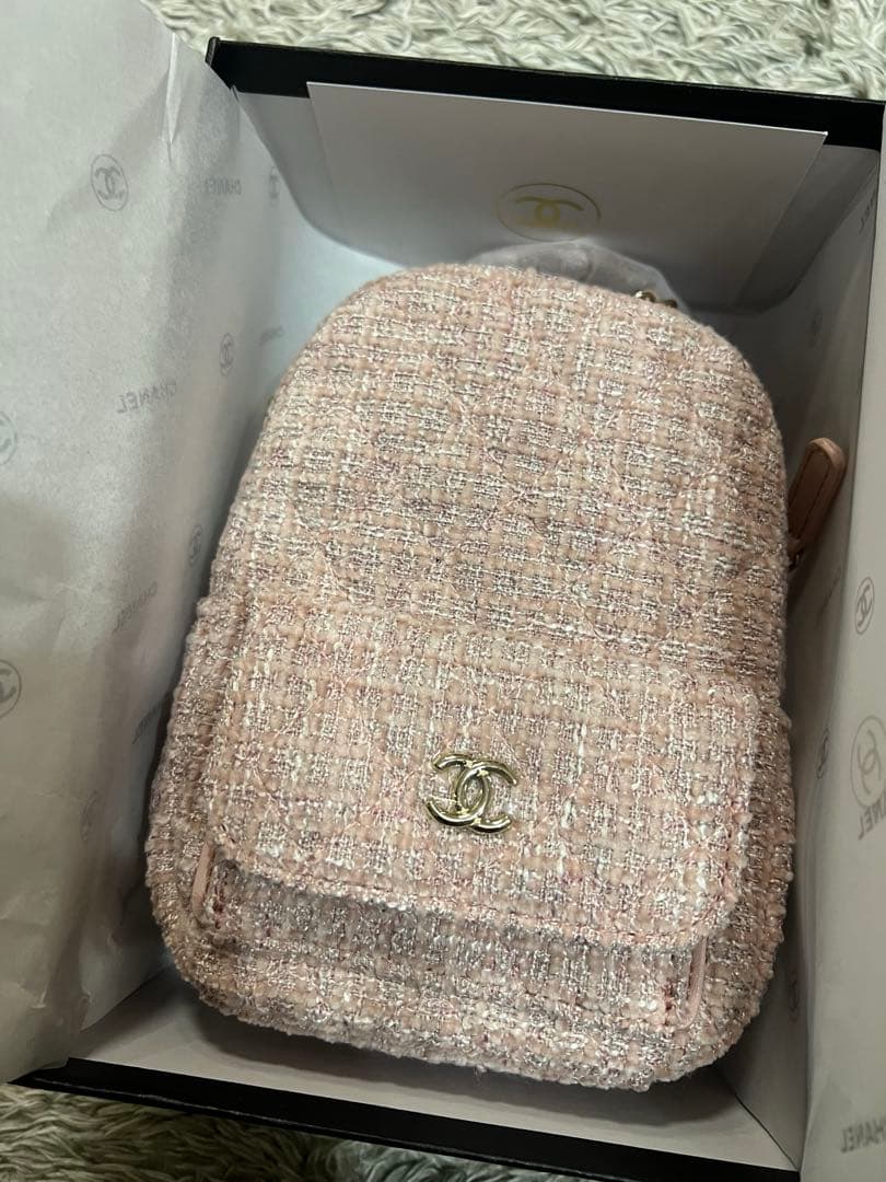 CHANELシャネル ノベルティ　ミニリュック　ピンク