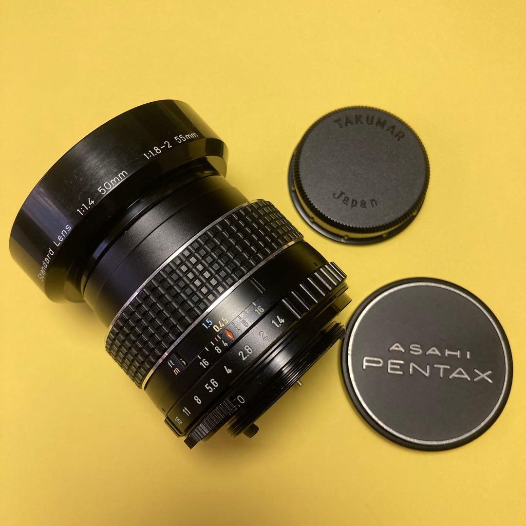 M42 美品 SMC TAKUMAR 50mm F1.4 純正付属多数 タクマー