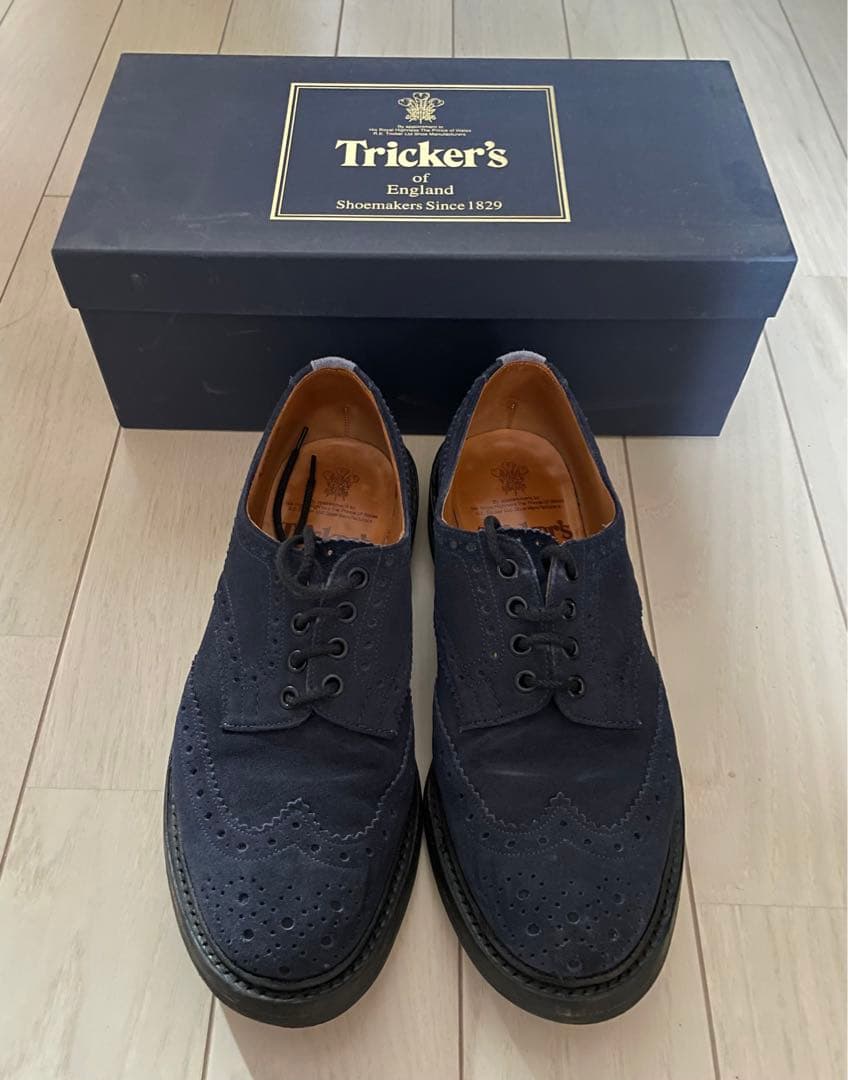 【値下げしました】トリッカーズ　バートン スウェード UK8