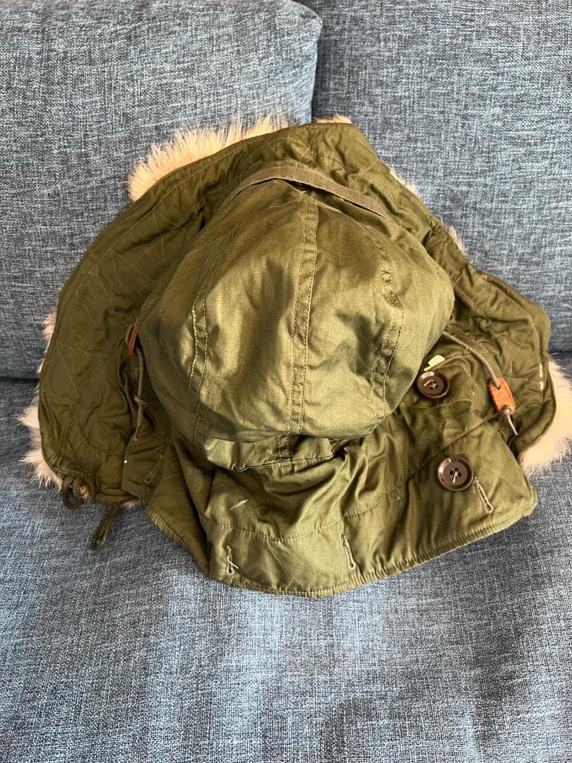 【希少】米軍実物 M51 M65 コヨーテファー フード 1952