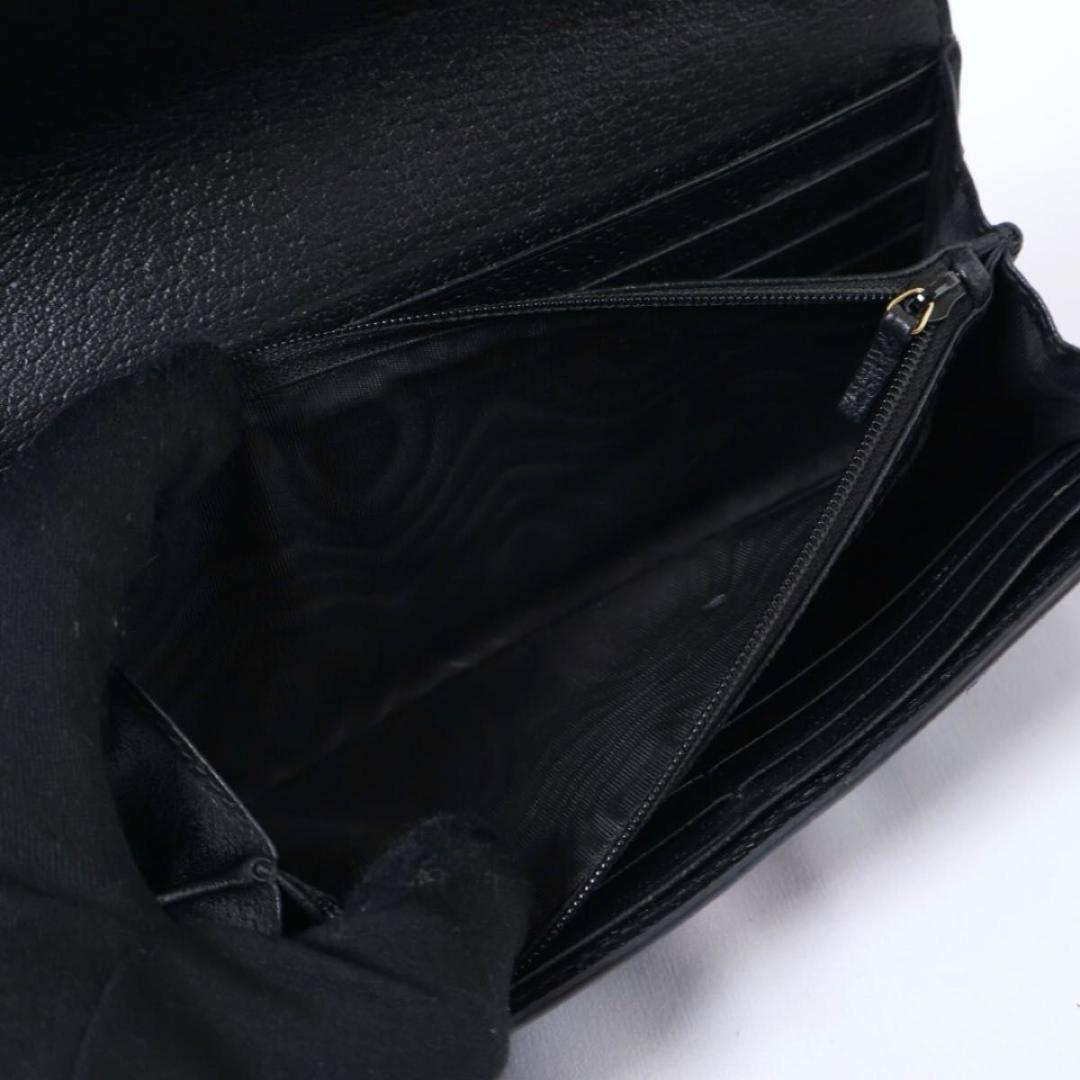 【極美品】GUCCI オフィディア　コンチネンタル　長財布　黒