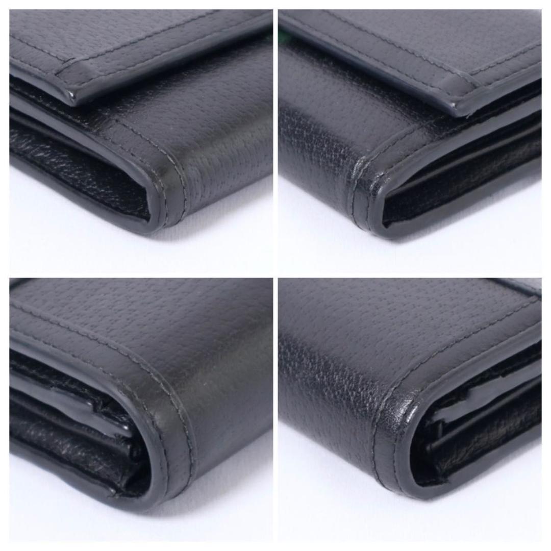 【極美品】GUCCI オフィディア　コンチネンタル　長財布　黒