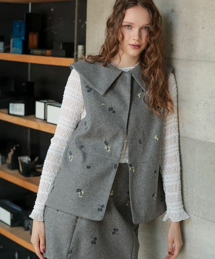 donoban フローレットジレ＆スカート　セットアップ