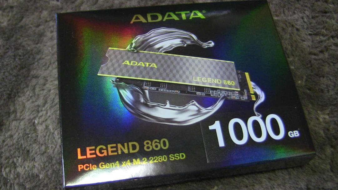 【新品未開封】ADATA M.2SSD LEGEND 860 Gen4 1TB