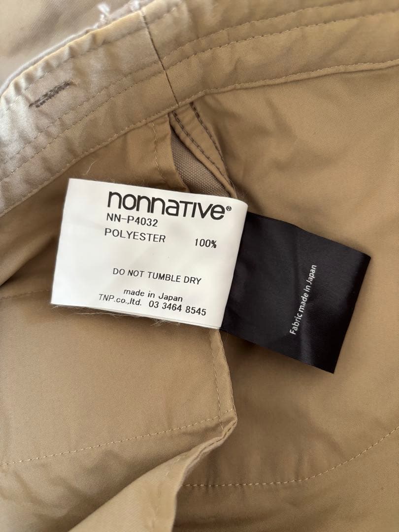 パンツ nonnative TROOPER TROUSERS POLY TWILL